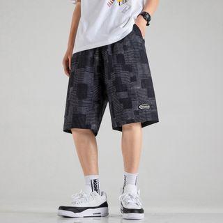 Stripe Wide Leg Sweatshorts