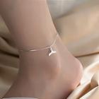 925 Sterling Silver Mermaid Tail Anklet Anklet - Fish Tail - One Size
