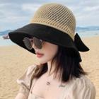 Eyelet Panel Sun Hat