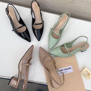 Strap Chunky-heel Sandals