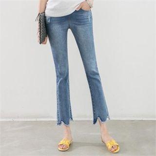 Washed Denim Jeans