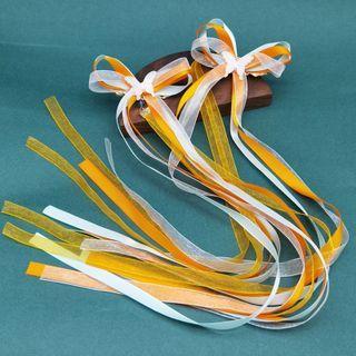Retro Alloy Butterfly Fringed Hair Clip 1 Pari - L81 - Hair Clip - Tangerine - One Size