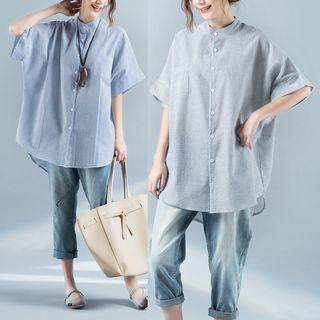 Short-sleeve Oversized Shirt
