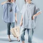 Short-sleeve Oversized Shirt