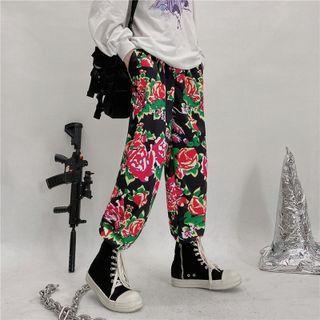 Floral Print Joggers