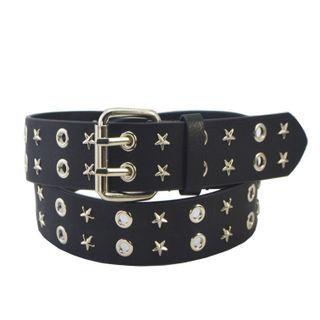 Starry Double-eyelet Belt As Shown In Figure - 110cm