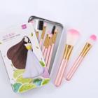 Makeup Brush Set (10 Pcs) Pink - 10 Pcs