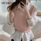 Vest Sweater Pink - One Size