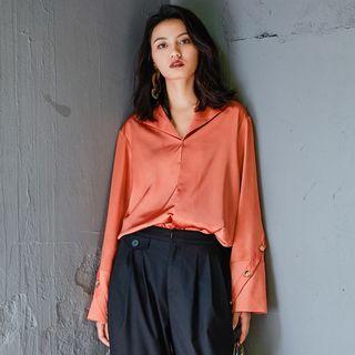 Loose-fit Lapel Shirt