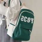 Numbering Two-tone Backpack