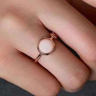 Cat Eye Stone Alloy Ring