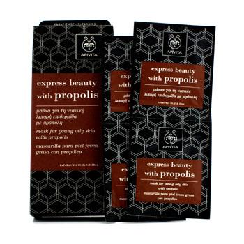 Apivita - Express Beauty Mask For Young Oily Skin With Propolis 6x(2x8ml)