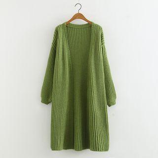 Lantern Sleeve Knit Jacket