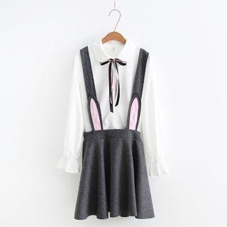 Rabbit Ear Suspender Skirt