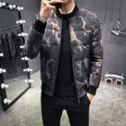 Camouflage Dragonfly Padded Zip Jacket