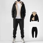 Fleece-lined Hoodie / Hooded Zip Jacket / Sweatpants / Set