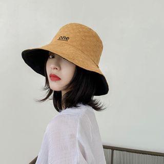 Lettering Reversible Sun Hat