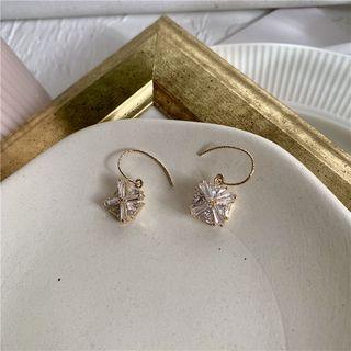 14k Gold-plated Rhinestone Earrings