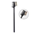 Dual Side Eyebrow Comb Black - One Size