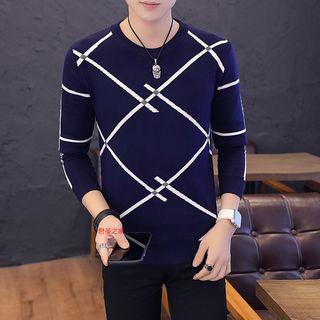 Cross Pattern Knit Top
