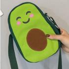 Avocado Canvas Crossbody Bag Green - One Size