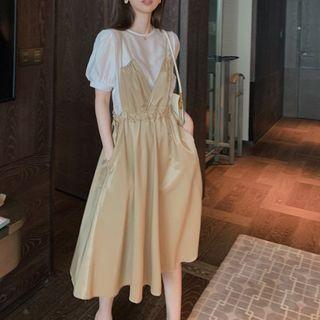 Strappy A-line Dress / Short-sleeve Top