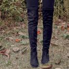 Faux-suede Over-the-knee Boots