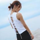Lace Up Sports Sleeveless Top