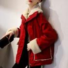 Fleece Trim Zipped Parka