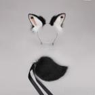 Heart Fluffy Rabbit Ear Headband / Tail / Set