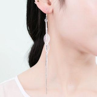 Leaf Tasseled Earrings