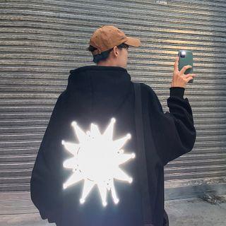 Reflective Panel Hoodie