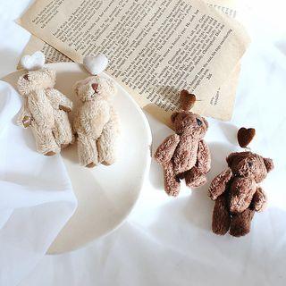 Chenille Bear Dangle Earring