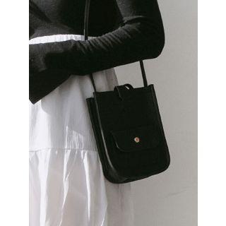 Pocket-front Mini Shoulder Bag