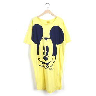 Mickey Mouse Printed T-shirt Dress