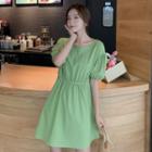 Short-sleeve / Sleeveless A-line Mini Dress
