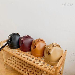 Faux-leather Studded Mini Cross Bag