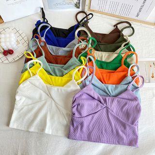 Details Cropped Camisole Top In 14 Colors