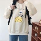 Long-sleeve Printed Hoodie/ Sweatshirt
