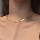 Alloy Choker 1 Piece - Necklace - Gold - One Size