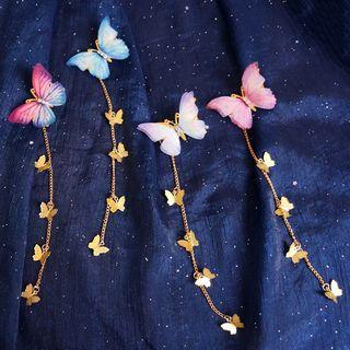 Retro Butterflies Threader Hair Clips