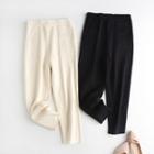 High-waist Knit Cropped Harem Pants
