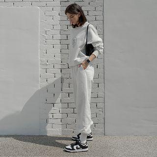 [nefct] Seam-trim Jogger Pants Gray - One Size
