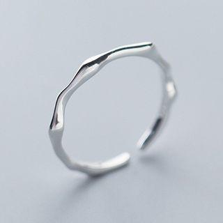 925 Sterling Silver Irregular Open Ring S925 Sterling Silver - As Shown In Figure - One Size
