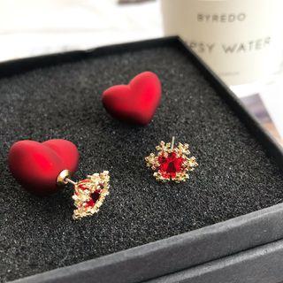 Rhinestone Snowflake Through & Through Earring (various Designs)
