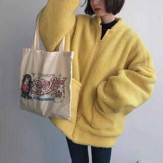 Long Sleeve Fleece Zipped Jacket