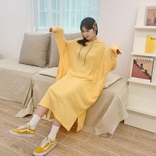 Colored Oversized Hoodie Dress