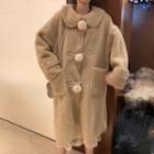 Faux-shearling Toggle Coat As Shown In Figure - One Size