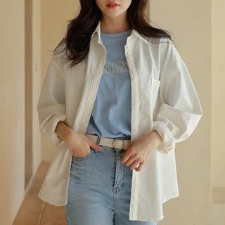 Colored Loose-fit Oxford Shirt