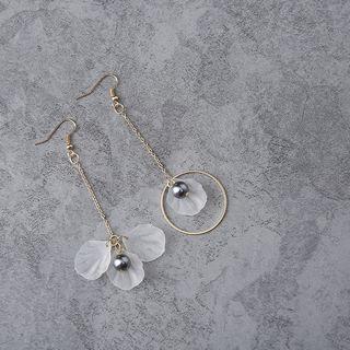 Petal Non-matching Drop Earrings
